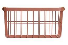 GRENEN METALEN MAND 29X20X14,5 2 ASSORTIMENTEN. PC202441