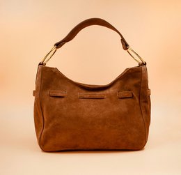 Bolso tote suave MIKI CITY camel