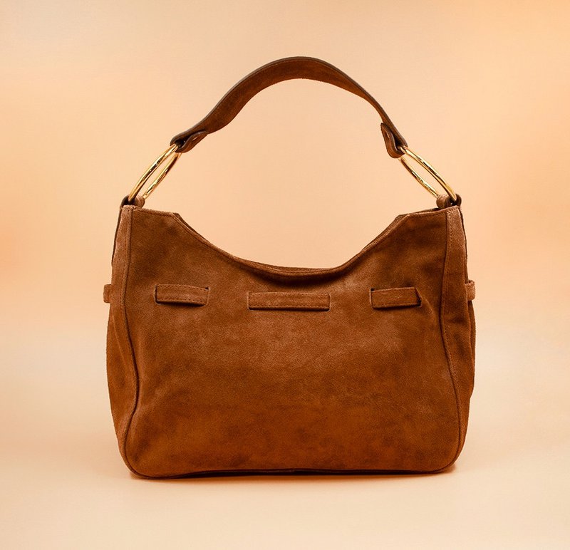 Bolso tote suave MIKI CITY camel