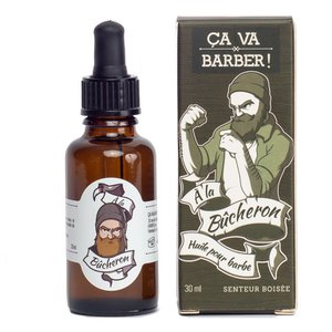 Huile pour barbe bio "à la Bûcheron" - 30 ml