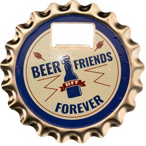 VE Bieropener/onderzetter met magneet - BFF Beer Friends