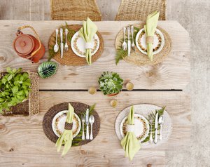 Serviettenringe RATTAN - SET/4 - 4,5x5 cm