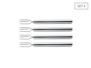 Gepofte aardappelvorken van roestvrij staal - Set 4