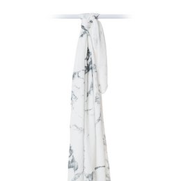 Lulujo swaddle bamboo 120x120 - Marble