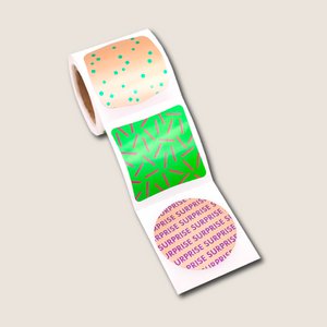 Stickers on a roll - Confetti Surprise