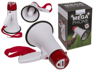 Fan Megaphone with 2 functions (language & song),