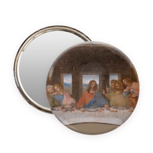 Pocket Mirror, Ø 80 mm , Da vinci, last supper