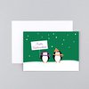 Kerstkaart pinguïn Peter Grün