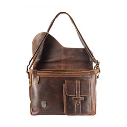 Umhängetasche Damen - Umhängetasche Herren - Umhängetasche Leder - Briefträgertasche Leder - 3 verschiedene Lederfarben
