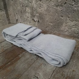 Light blue felt ribbon, 500x15cm in size.