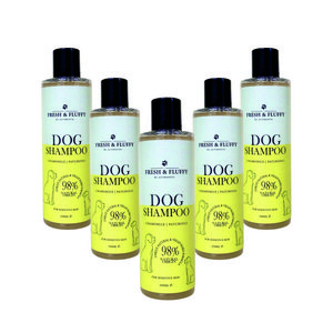 5x Natuurlijke Hondenshampoo - Kamille & Patchouli