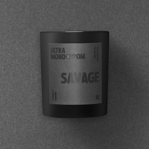Scented candle Savage, large