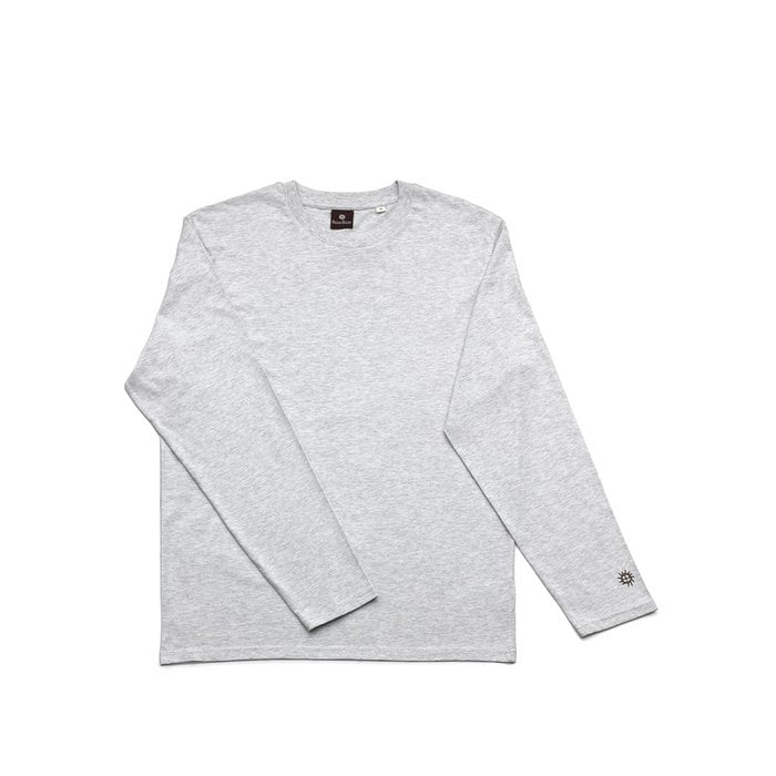 Het dambord L/S T -shirt - Heather Gray - S