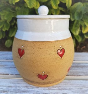 Behandeldoos keramiek handgemaakt ander ontwerp