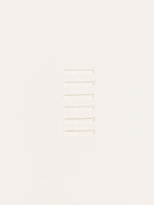 Set mit 6 Stäbchen in Knochen