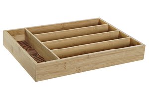 CUBERTERO BAMBU 25,5X35,5X5 NATURAL PC189513