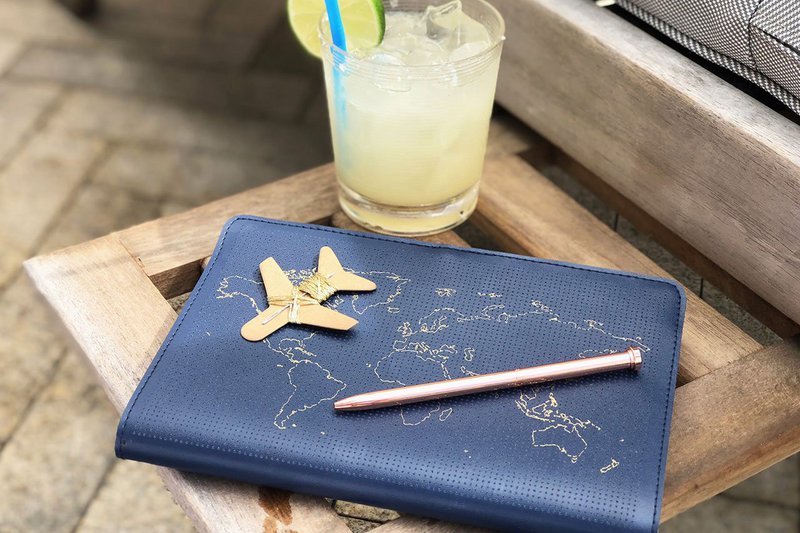 Cuaderno de Viaje Stitch Azul Marino