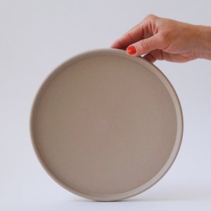 Bord/deksel 22 cm - nordic greige