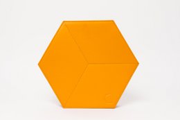 Giallo esacubo piatto