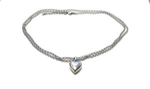 Chain silver heart