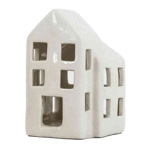 Ceramic house with LED