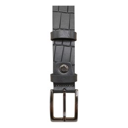 3 cm breiter Ledergürtel mit Krokoprägung in 6 Farben - Damengürtel oder Herrengürtel