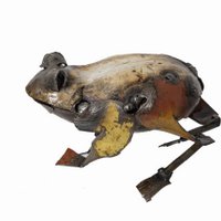 Charming Metal Medium Frog on Lily Pad