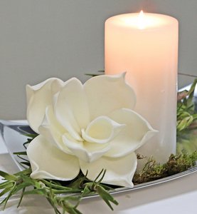 Foam Flower,weiß VE 12