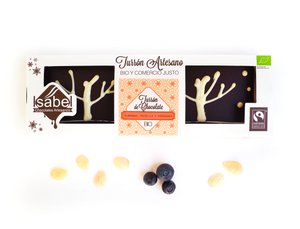 BIO Artisan Nougat - White Chocolate with Almond, Blueberries and Vanilla