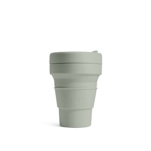 Stojo - Pocket Cup 355 ml Sage - Groen