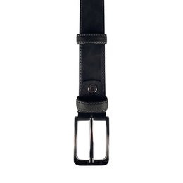 Cintura in pelle monogramma | Genuina pelle | Cintura maschile e signore | 3,5 cm | 8 colori
