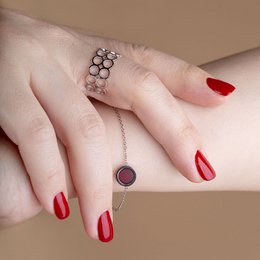 Åben rustfri stålring i guld, rosaguld & sølv • justerbar i størrelse / allergivenlig / vandtæt