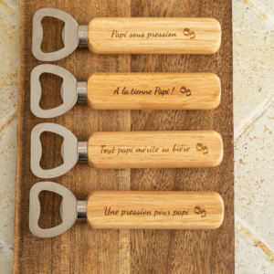 Flessenopener handvat "For Papi" - My Bambou