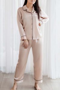 Luxe Silk Long Sleeve Pajama Set