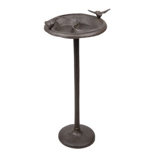 Vogelvoederbak 23x25x52 cm Bruin IJzer