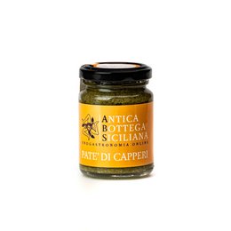 Caper pate, 90 grams, a savory spread made from capers, olive oil, and spices. Ideal for sandwiches, crackers, or as a condiment.