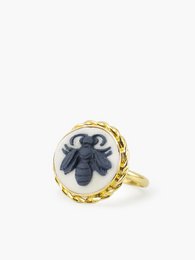 Bee Cameo Ring