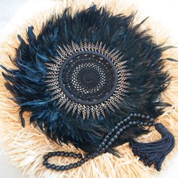 JUJUHAT MACRAME, schwarz - 50 cm