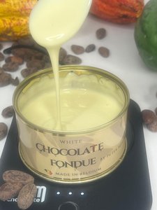 Schokoladenfondue Weiß