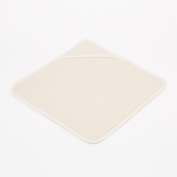 Badcape off white - Soft Dots