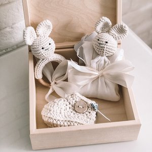 Gift box 5-pcs Bunny - cream
