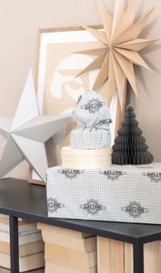 Furoshiki-Geschenkpapier „Wünsche dir etwas“ – Geschenkpapier aus Stoff