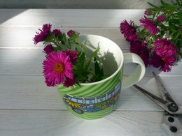 Volkswagen VW T1 Bus Coffee Mug 370ml in Gift Box - Love Bus/Green