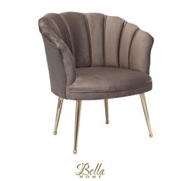 Luxe Velvet Schelp Fauteuil Mila
