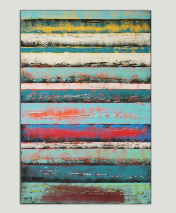 Schilderij - Vertical Panels