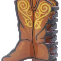 T-M6.1 H1038-011 Trendy Hair Claw Cowgirl Booth 8cm