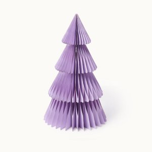 Papieren kerstboom 50cm Lavendel