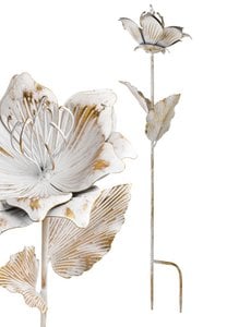 VIOLA Decoratieve metalen bloem 21x21x82,5cm