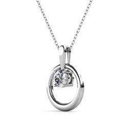 Octavia Pendants - Silver and Crystal