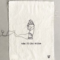 stitched art 'baby it's cold'